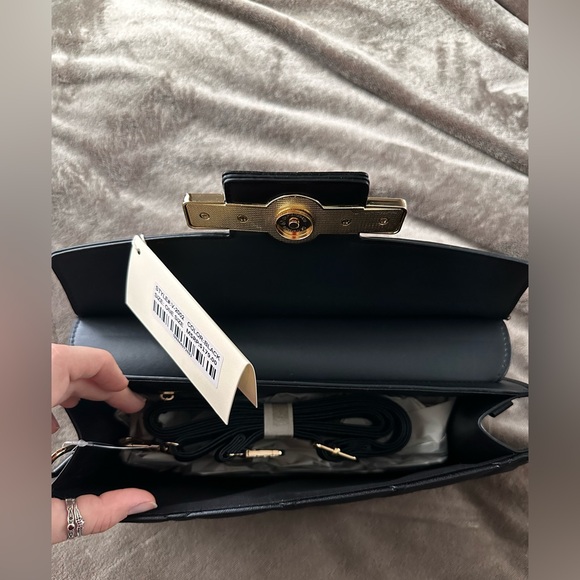 NWT! Valentino Orlandi Leather Handbag- Black - Picture 2 of 6